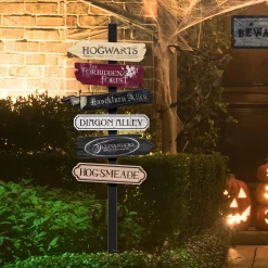 Party City Harry Potter Fiberboard Directional Yard Stake, 47.1In| Yard Stakes & Signs
