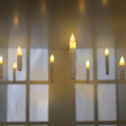 Party City Harry Potter Floating Plastic Led Candles, 10Ct| Window & Wall Décor