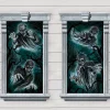 Party City Haunted Forest Window Posters 2Ct| Window & Wall Décor