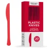 Party City Heavy-Duty Plastic Knives, 20Ct| Get Axed