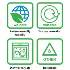 Party City Heavy-Duty Plastic Spoons, 20Ct| Spiderweb Night