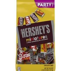 New Chocolate Miniatures Party Pack, 39.5Oz - Milk Chocolate, Special Dark Chocolate, Krackel & Mr. Goodbar Bulk Candy