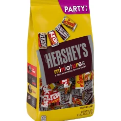 New Chocolate Miniatures Party Pack, 39.5Oz - Milk Chocolate, Special Dark Chocolate, Krackel & Mr. Goodbar Bulk Candy