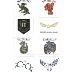 Party City Hogwarts United Temporary Tattoos, 24Ct - Harry Potter| Harry Potter Hogwarts