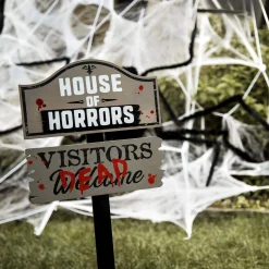 Party City House Of Horrors Yard Stake| Yard Stakes & Signs