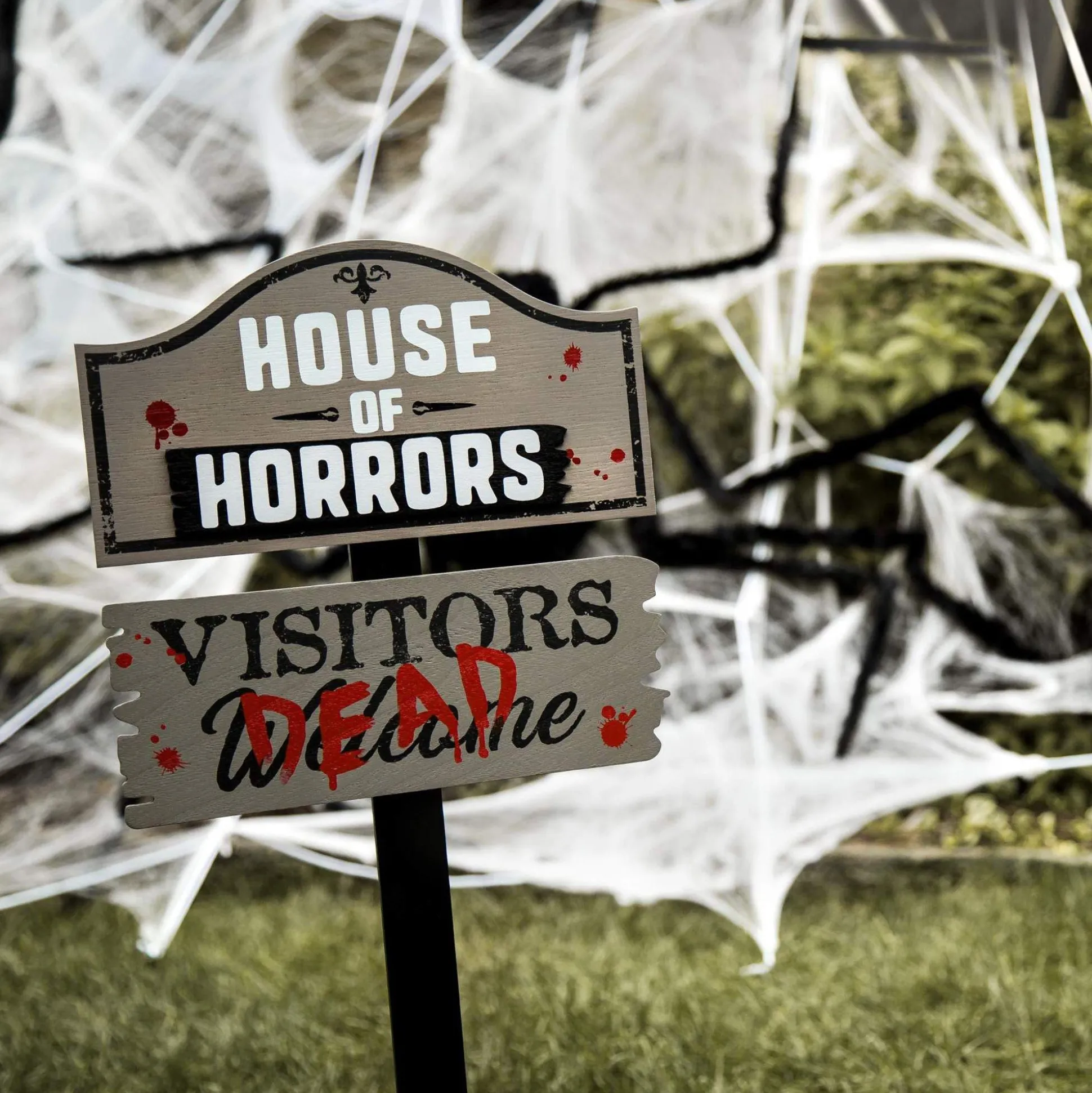 Party City House Of Horrors Yard Stake| Yard Stakes & Signs