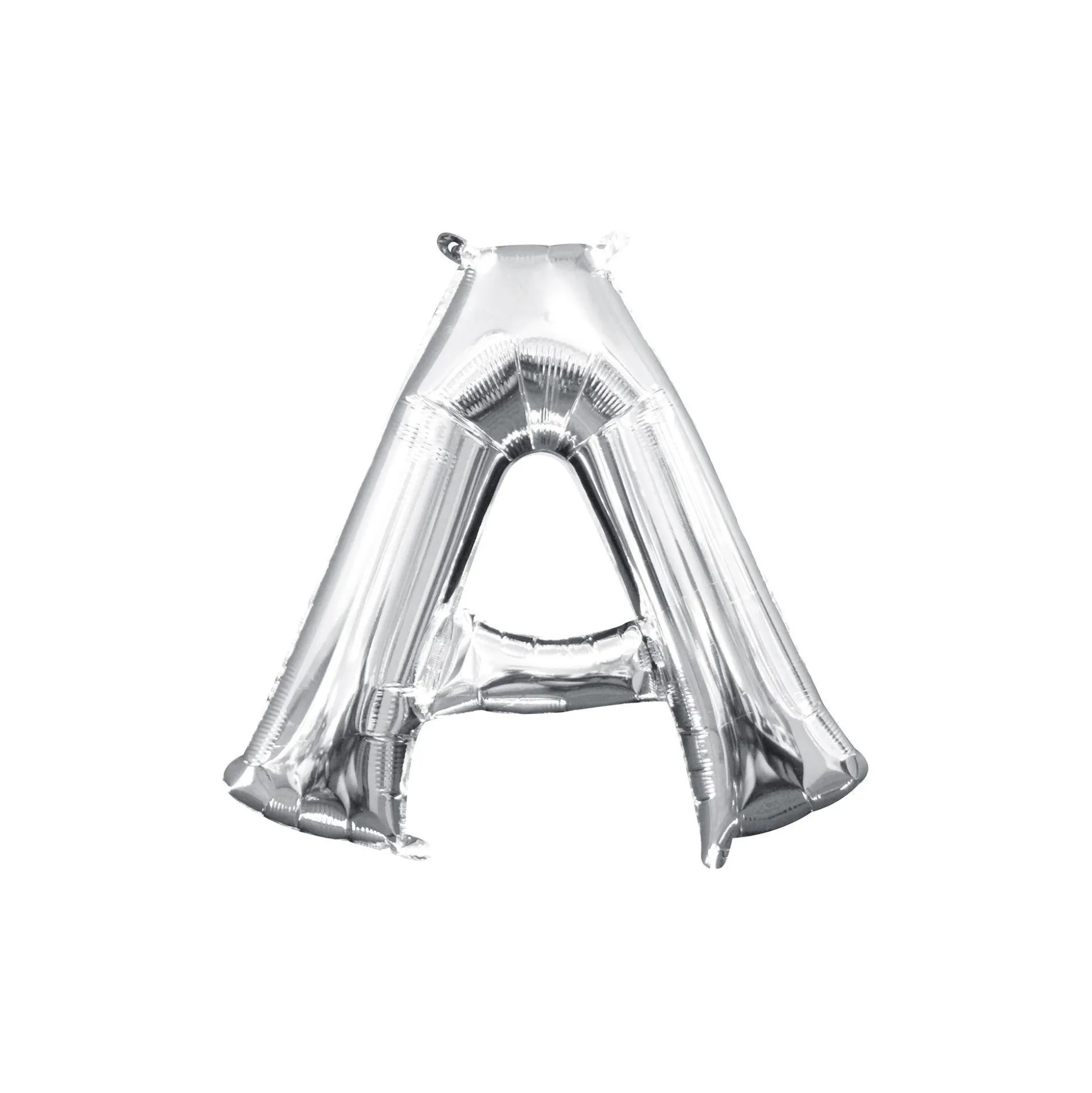 Party City 13In Air-Filled Silver Letter Balloon (A)| Balloons