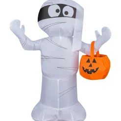 Party City Inflatable Halloween Mummy Decoration, 18In| Spooky Friends