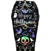 Party City Iridescent Stars & Swirls Happy Halloween Coffin-Shaped Foil Balloon, 15In X 17In| Balloons