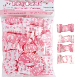 Fashion It's A Girl Baby Shower Pillow Mints 50Ct Candy Buffet By Color
