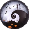 Party City Jack & Sally Halloween Round Foil Balloon, 28In - The Nightmare Before Christmas| The Nightmare Before Christmas