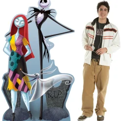 Party City Jack Skellington & Sally Cardboard Cutout, 6Ft - The Nightmare Before Christmas| The Nightmare Before Christmas
