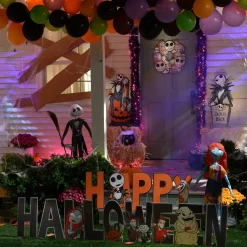 Party City Jack Skellington Or Jack & Sally Mdf Sign, 30In - Disney The Nightmare Before Christmas| The Nightmare Before Christmas