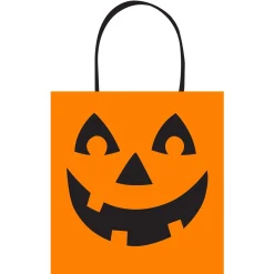 Party City Jack-O'-Lantern Plastic Trick-Or-Treat Bag, 14In X 15.5In| Trick-Or-Treat Bags & Buckets