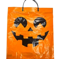 Party City Jack-O'-Lantern Plastic Trick-Or-Treat Bag, 14In X 15.5In| Trick-Or-Treat Bags & Buckets