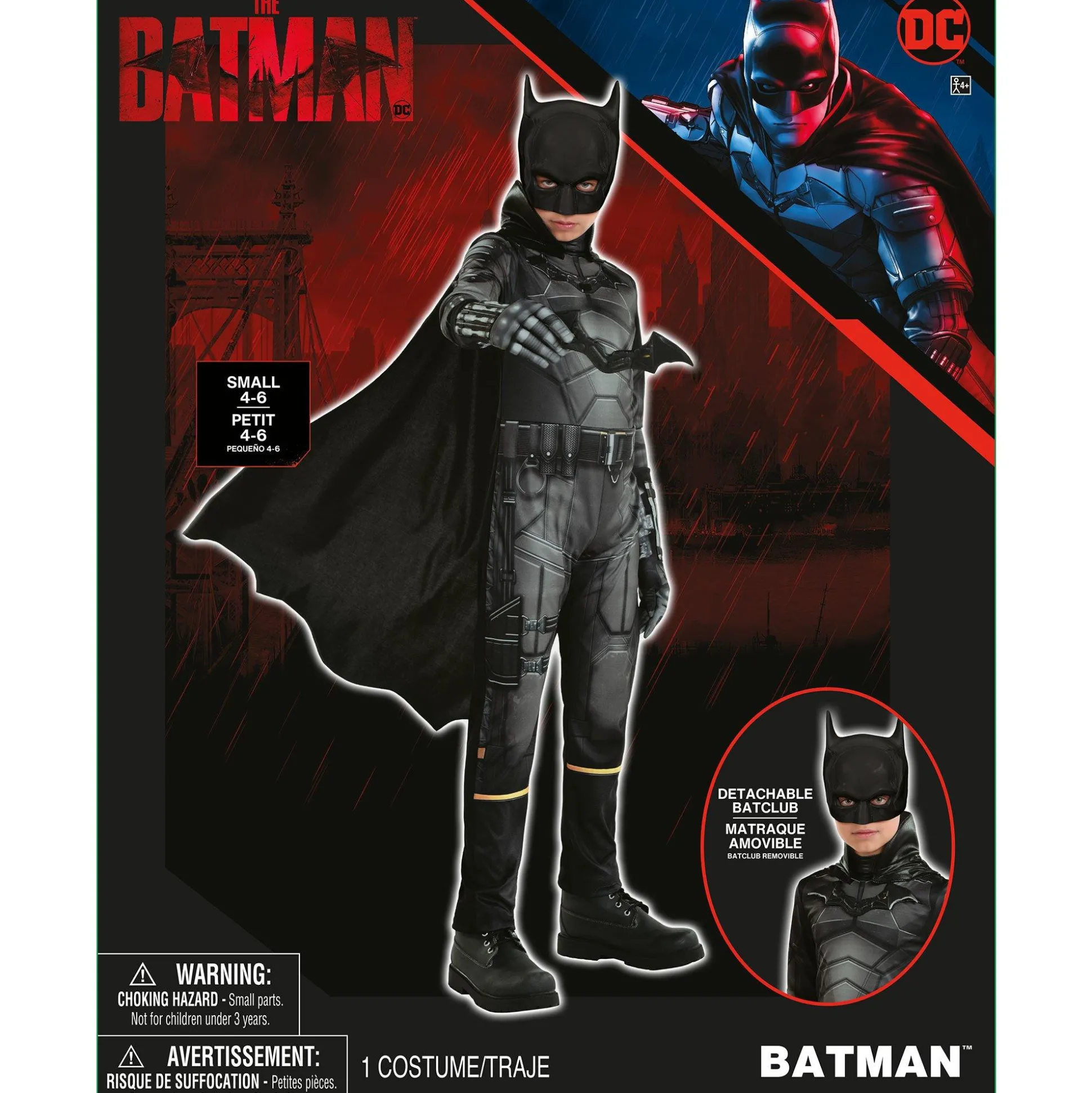 Party City Kids' Batman Costume - The Batman|Boy Superhero