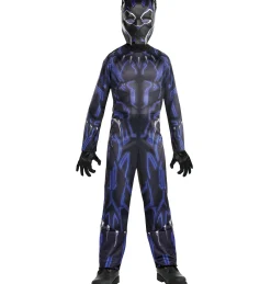 Party City Kids' Black Panther Costume - Legacy|Boy Superhero