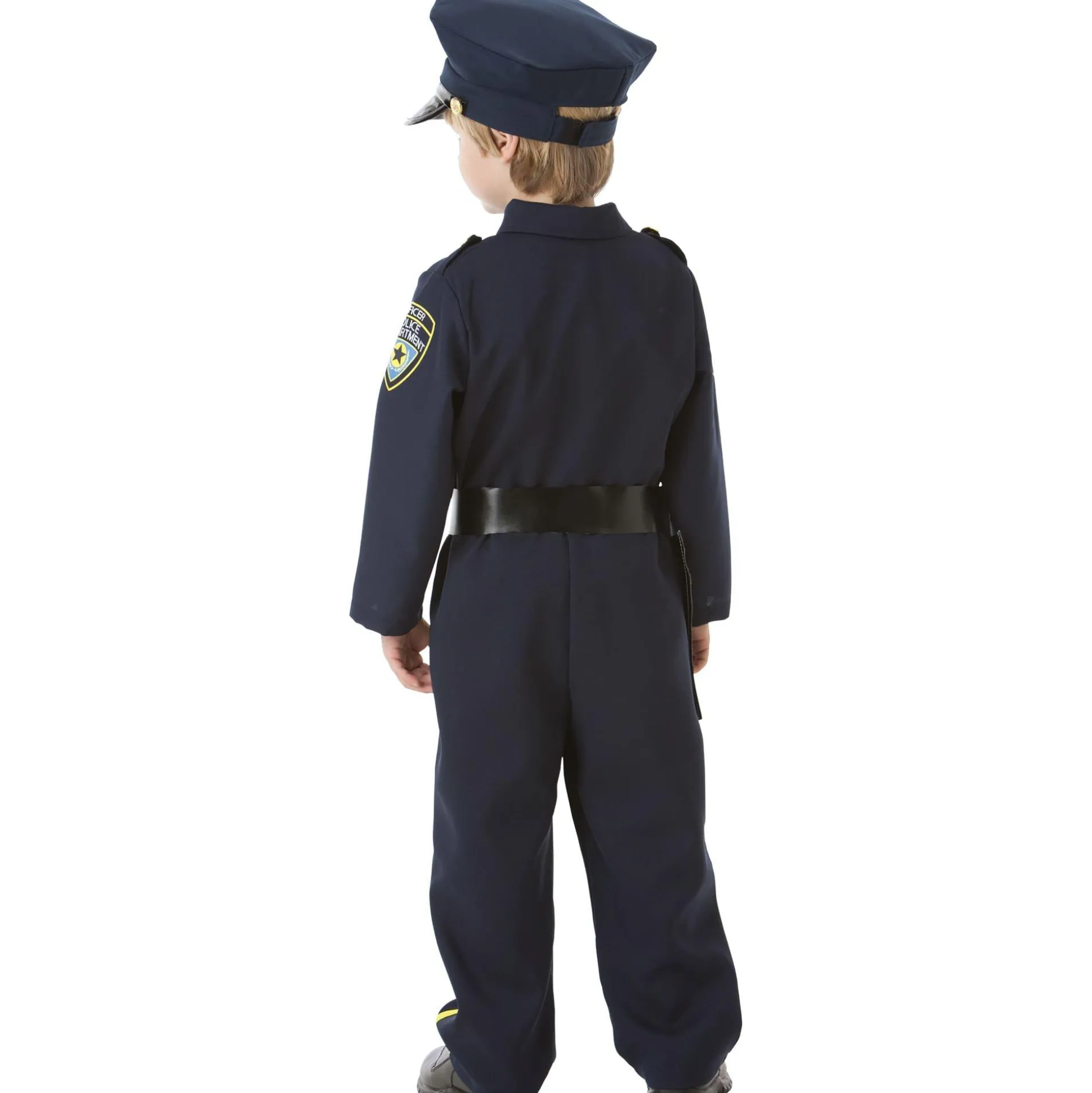 Party City Kids' Classic Police Officer Deluxe Costume|Boy Career