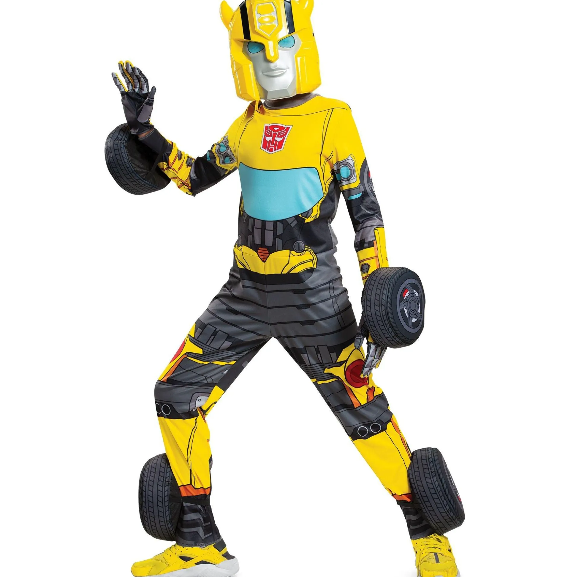 Party City Kids' Converting Bumblebee Deluxe Costume - Transformers|Boy Superhero