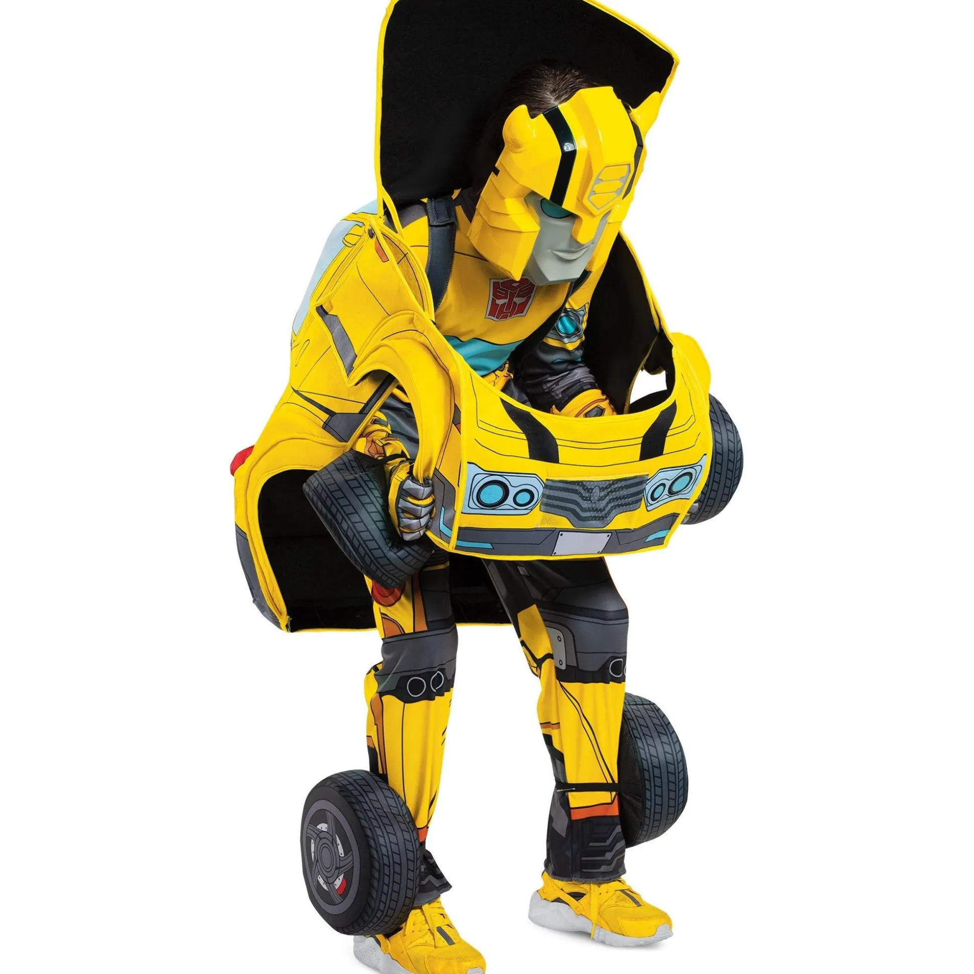 Party City Kids' Converting Bumblebee Deluxe Costume - Transformers|Boy Superhero