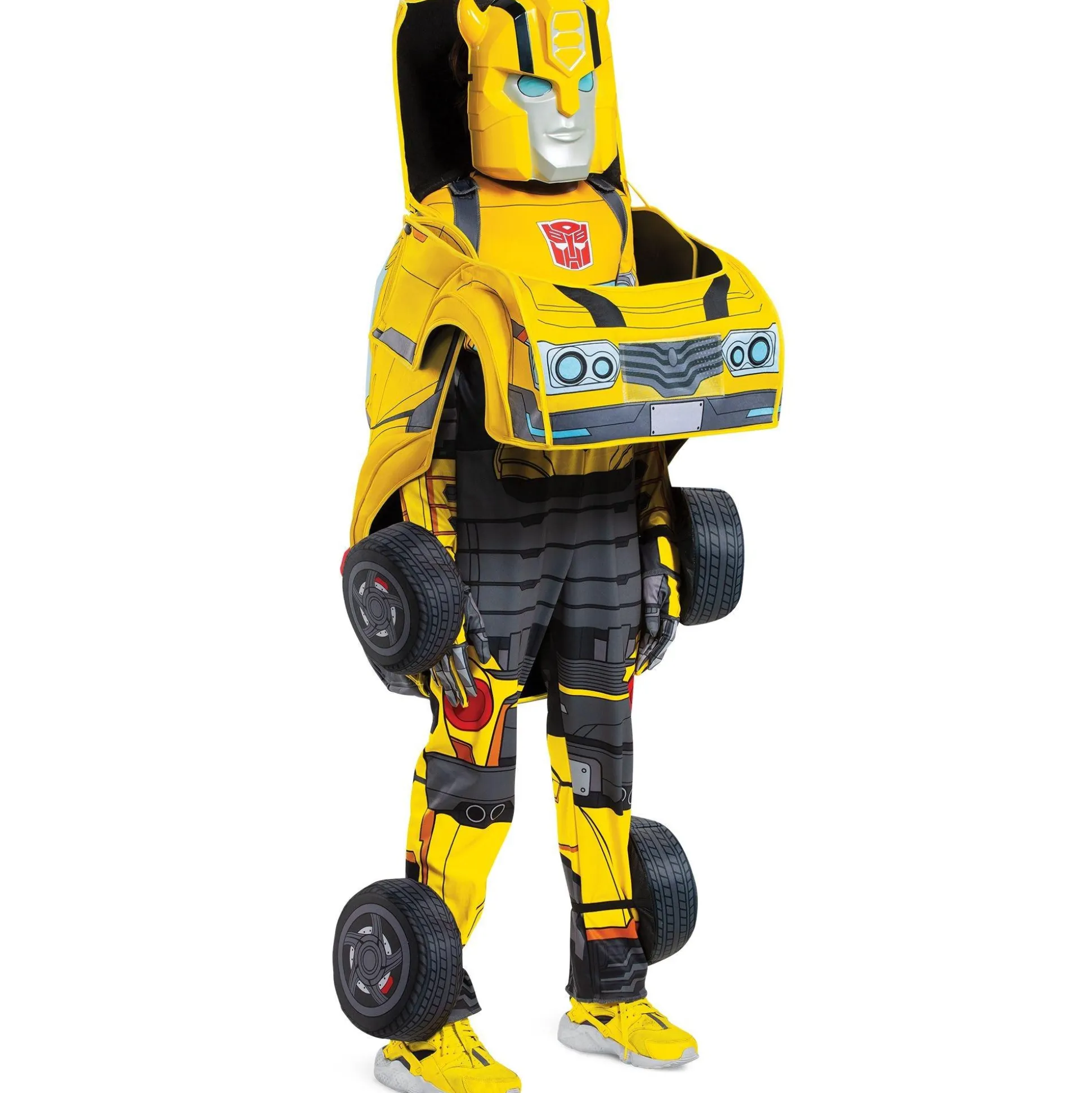 Party City Kids' Converting Bumblebee Deluxe Costume - Transformers|Boy Superhero