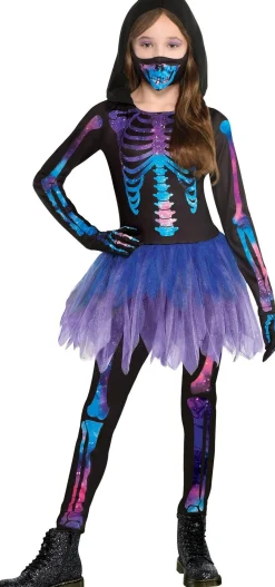 Party City Kids' Cosmic Reaper Costume|Girl Scary