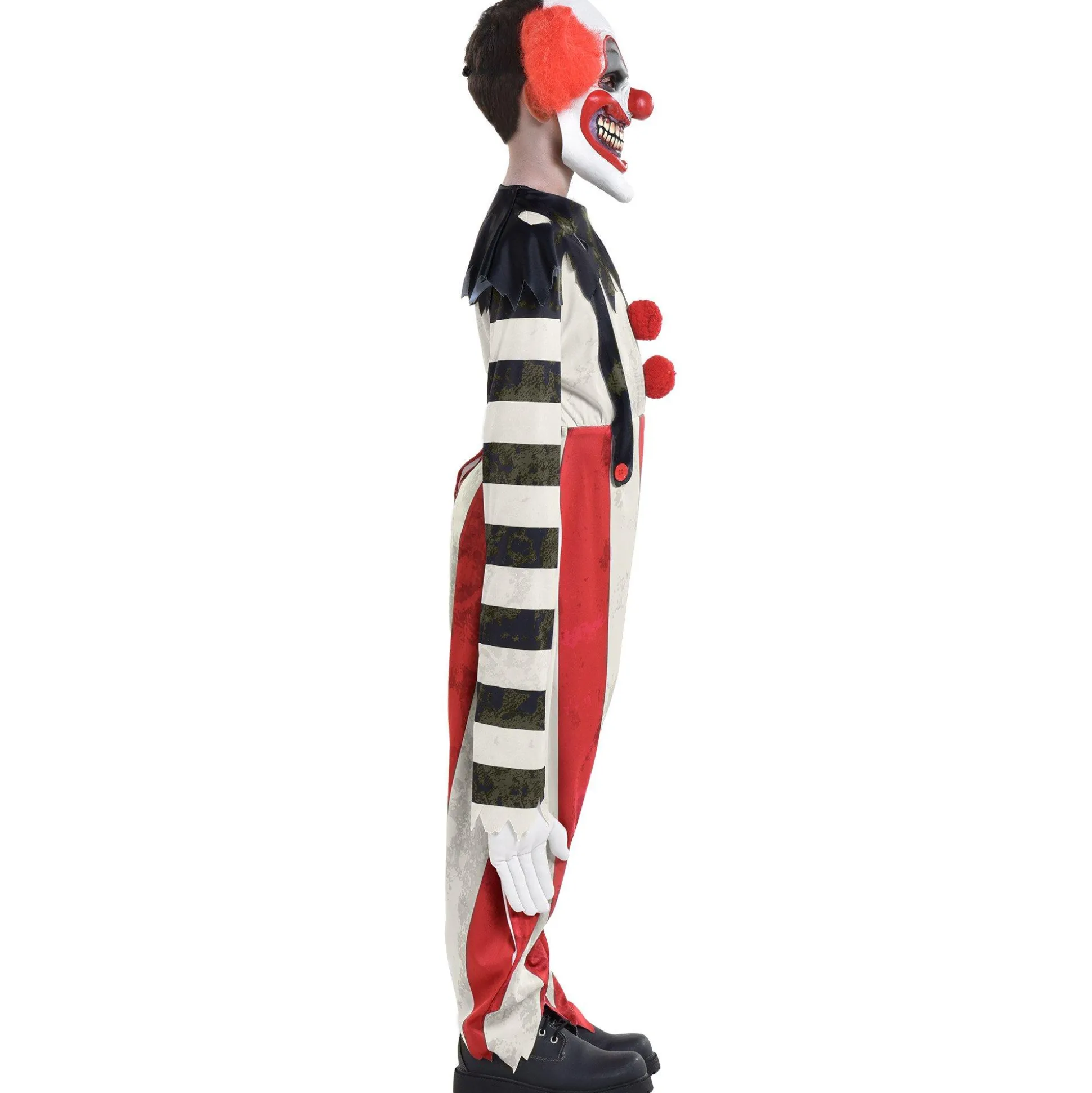 Party City Kids' Creepy Long Armed Clown Illusion Costume|Boy Scary