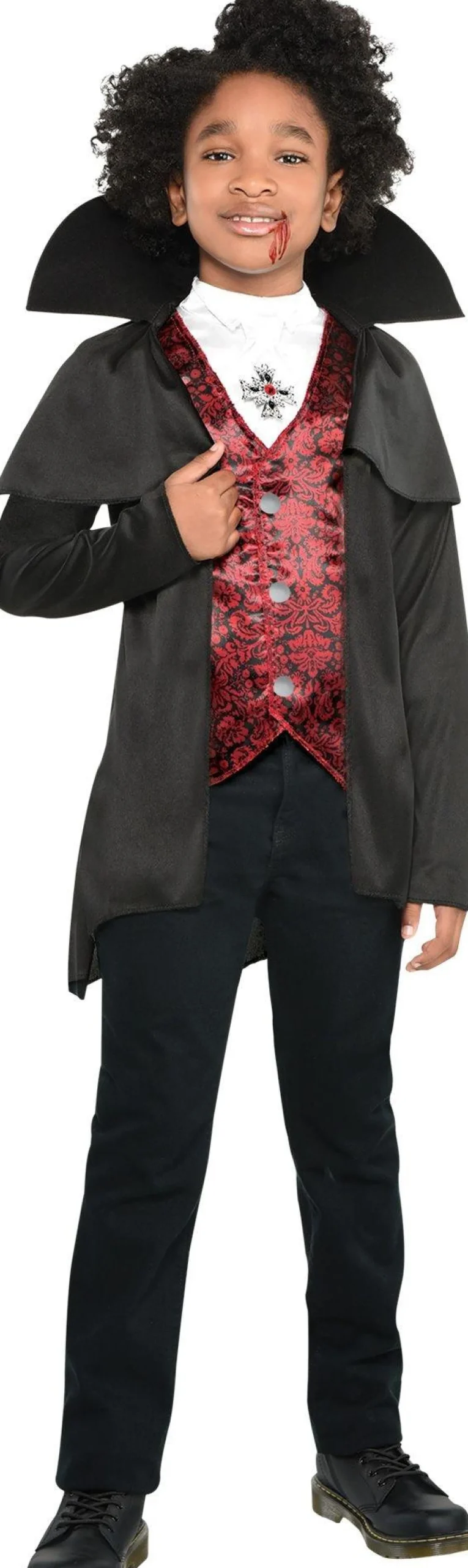 Party City Kids' Dark Count Vampire Costume|Boy Scary