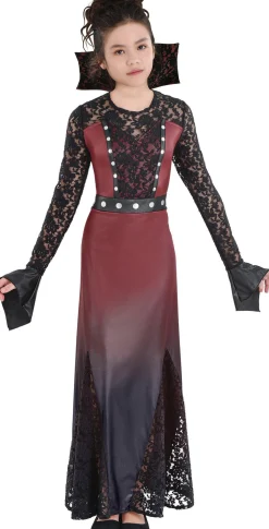 Party City Kids' Dark Countess Costume|Girl Scary