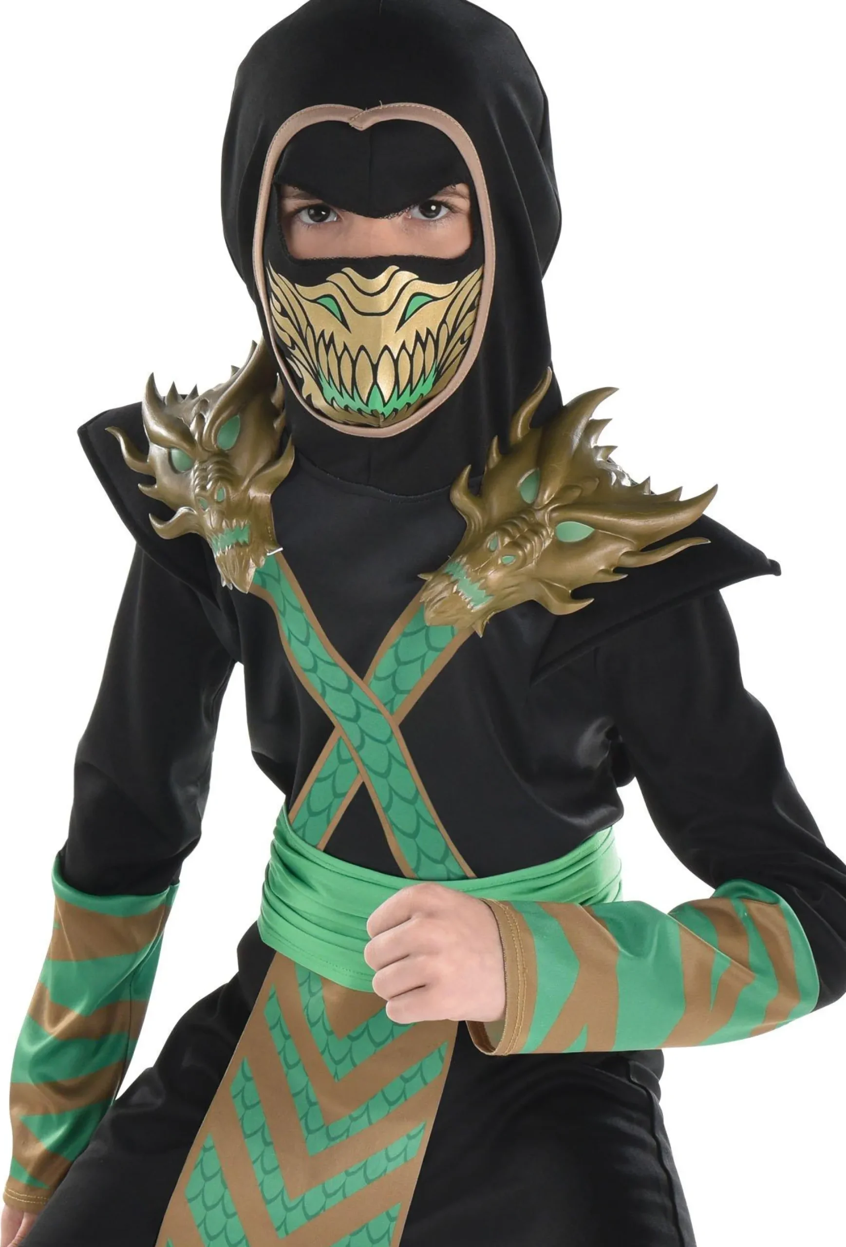 Party City Kids' Dragon Ninja Costume|Boy Ninja