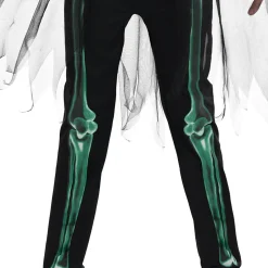 Party City Kids' Glow-In-The-Dark Skeleton Glow Reaper Costume|Girl Scary