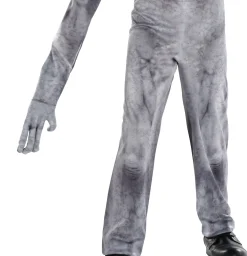 Party City Kids' Gray Many-Eyed Alien Illusion Costume|Boy Scary