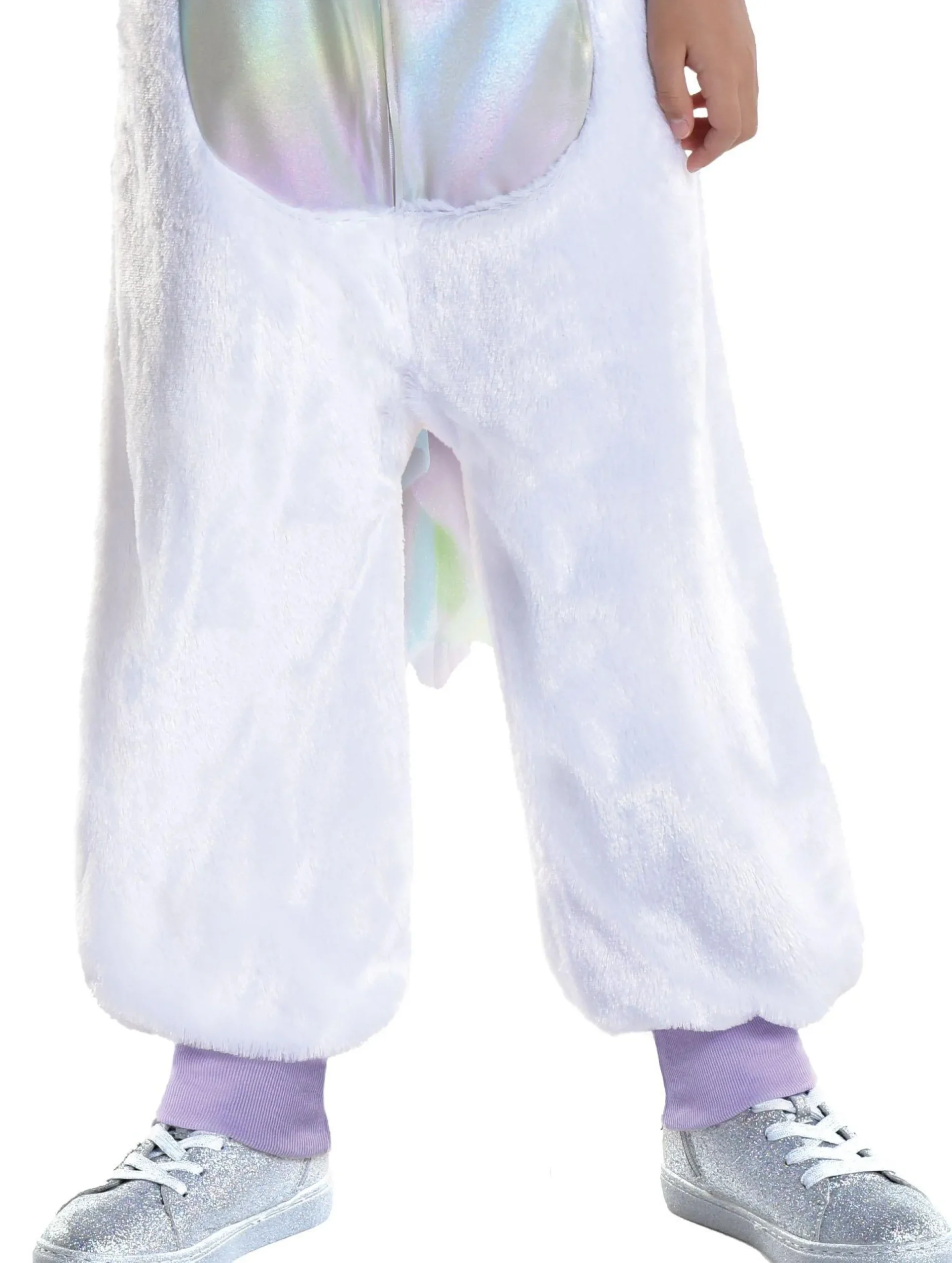 Party City Kids' Iridescent Unicorn One Piece Zipster Costume|Girl Animal & Bug