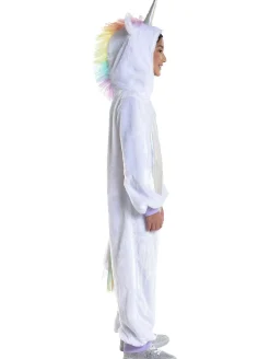Party City Kids' Iridescent Unicorn One Piece Zipster Costume|Girl Animal & Bug
