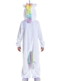 Party City Kids' Iridescent Unicorn One Piece Zipster Costume|Girl Animal & Bug