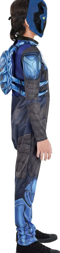 Party City Kids' Light-Up Blue Beetle Costume - Blue Beetle Movie|Boy Superhero