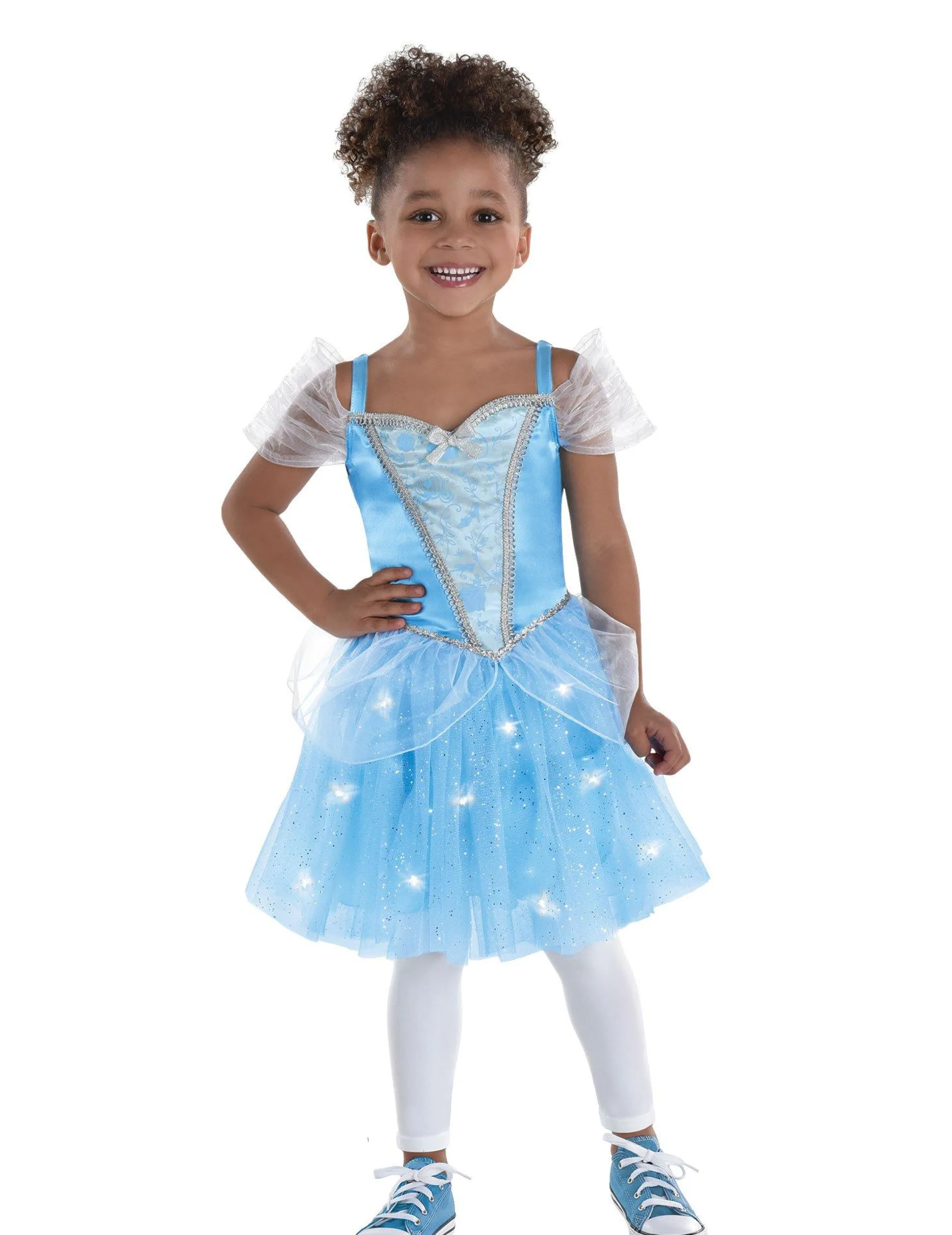 Party City Kids' Light-Up Cinderella Costume - Disney Cinderella|Girl Disney Princess