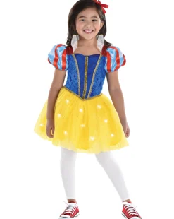 Party City Kids' Light-Up Snow White Costume - Disney Snow White & The Seven Dwarfs|Girl Disney Princess