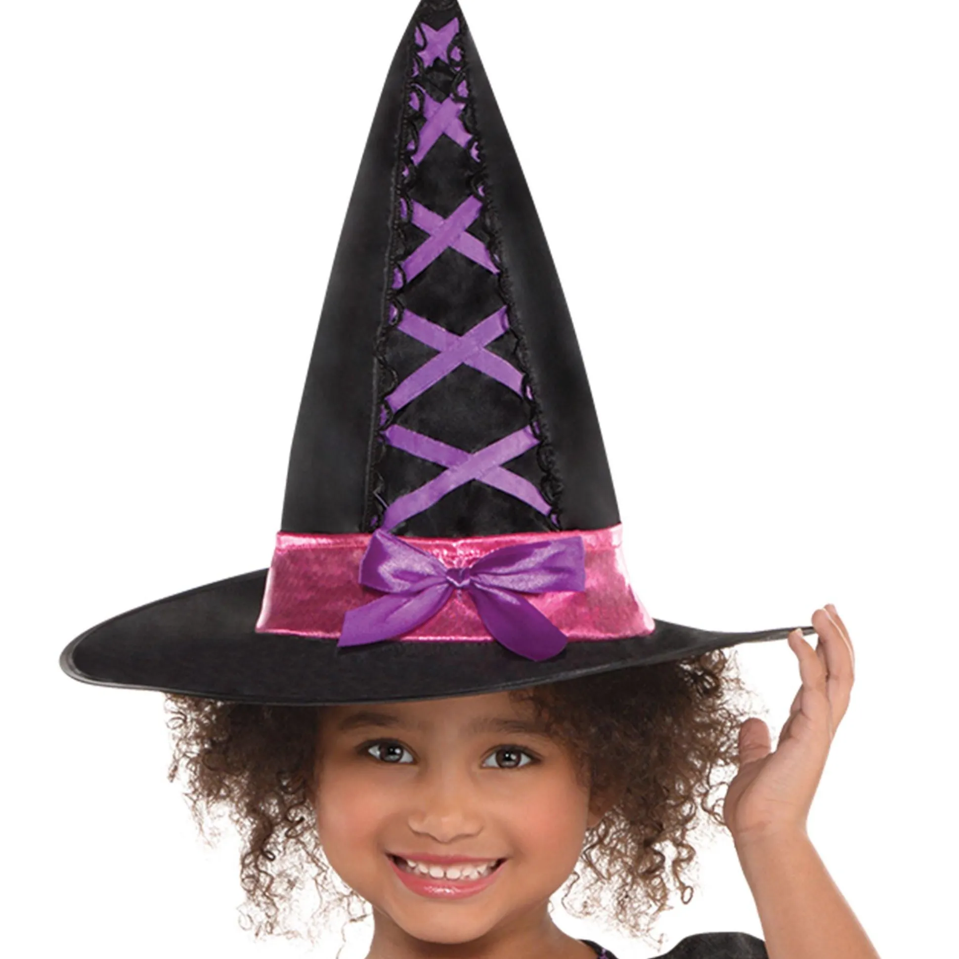 Party City Kids' Light-Up Sparkle Witch Deluxe Costume|Girl Witch
