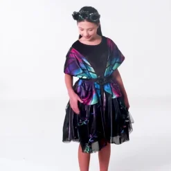 Party City Kids' Midnight Butterfly Transforming Costume|Girl Animal & Bug