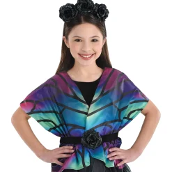 Party City Kids' Midnight Butterfly Transforming Costume|Girl Animal & Bug