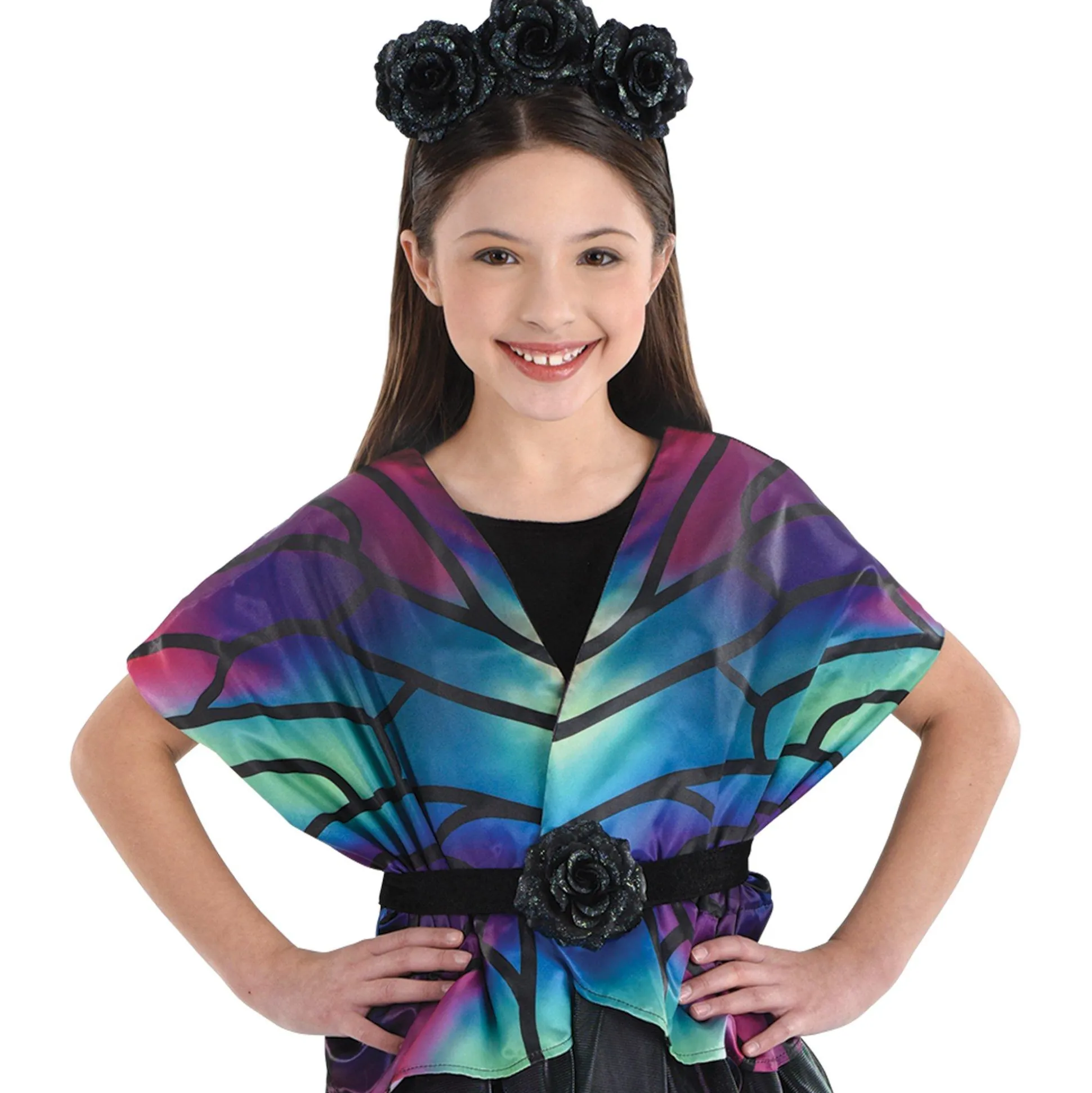 Party City Kids' Midnight Butterfly Transforming Costume|Girl Animal & Bug