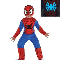 Party City Kids' Peter Parker Spider-Man Costume - Marvel Spidey & His Amazing Friends|Boy Superhero