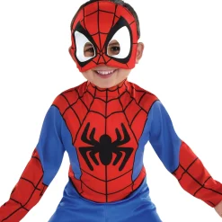 Party City Kids' Peter Parker Spider-Man Costume - Marvel Spidey & His Amazing Friends|Boy Superhero