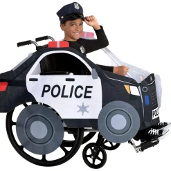 Party City Kids' Police Car Wheelchair Costume|Boy Career
