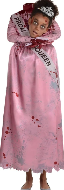 Party City Kids' Prom Scream Illusion Costume|Girl Scary