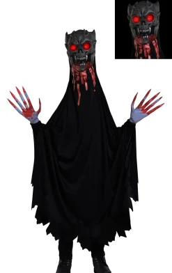 Party City Kids' Red Eyed Ghoul Illusion Costume|Boy Scary