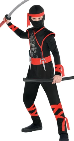 Party City Kids' Shadow Ninja Costume|Boy Ninja