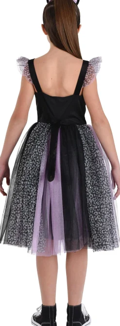 Party City Kids' Skeleton Cat Transforming Costume|Girl Scary