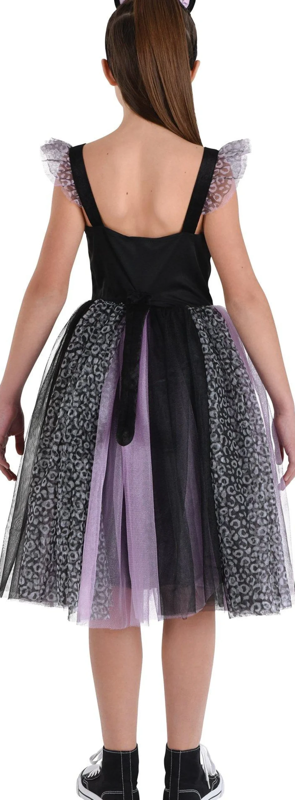 Party City Kids' Skeleton Cat Transforming Costume|Girl Scary